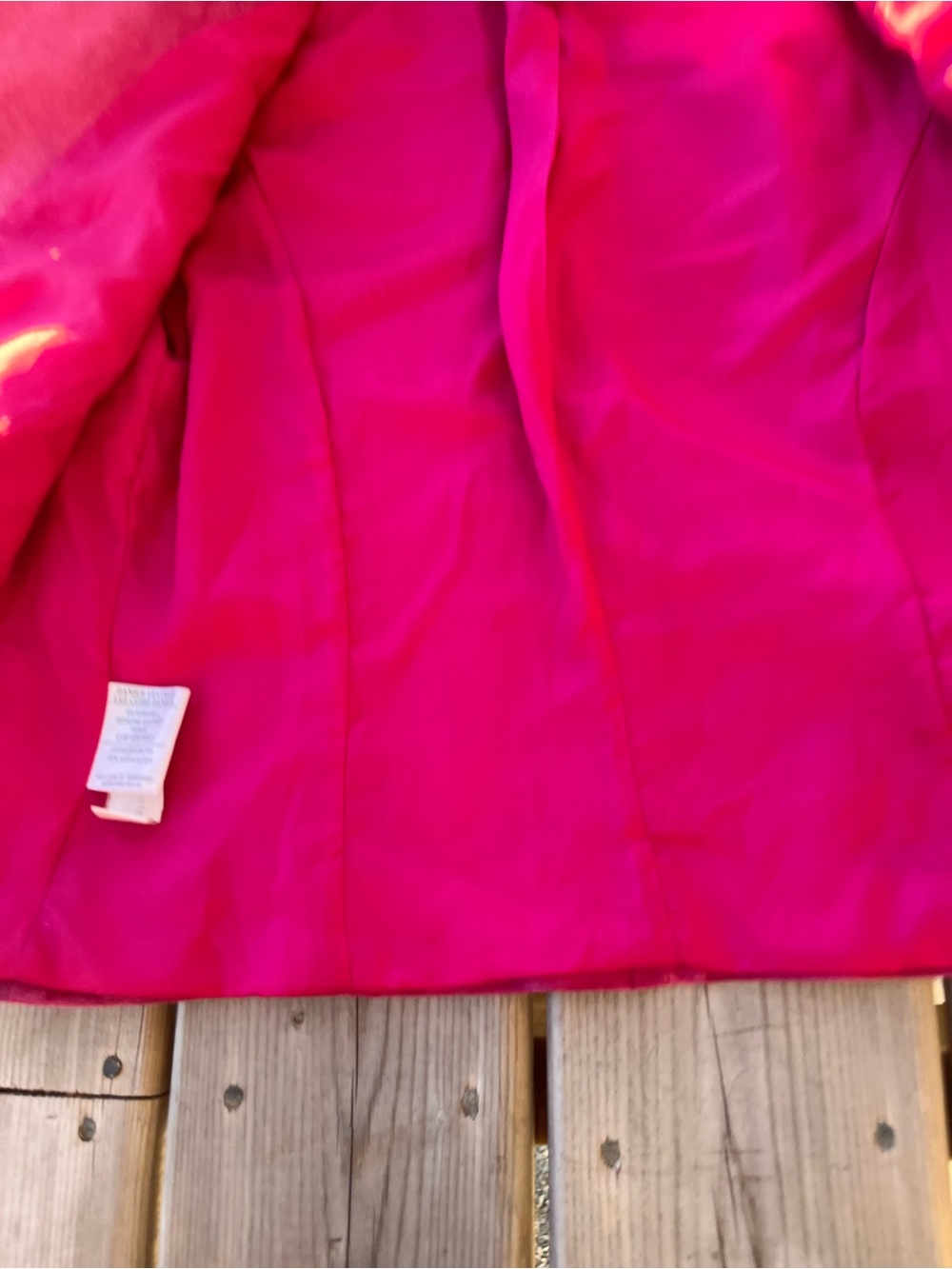 Danier Hot Raspberry Suede Jacket - Picture 5 of 11